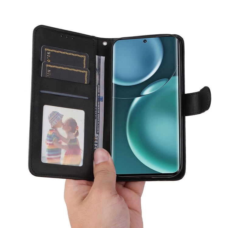 For Honor Magic4 / Magic4 Pro JSM Calf Texture Leather Phone Case(Black) - Honor Cases by JUNSUNMAY | Online Shopping UK | buy2fix