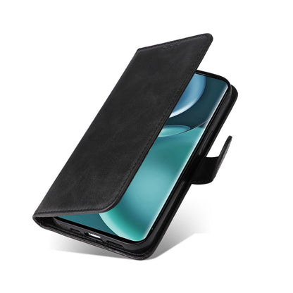 For Honor Magic4 / Magic4 Pro JSM Calf Texture Leather Phone Case(Black) - Honor Cases by JUNSUNMAY | Online Shopping UK | buy2fix