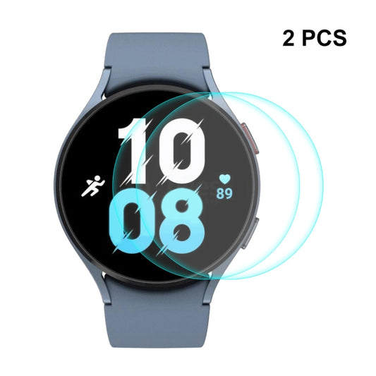 2 PCS For Samsung Galaxy Watch5 44mm ENKAY 0.2mm 9H Tempered Glass Screen Protector Watch Film - Screen Protector by ENKAY | Online Shopping UK | buy2fix