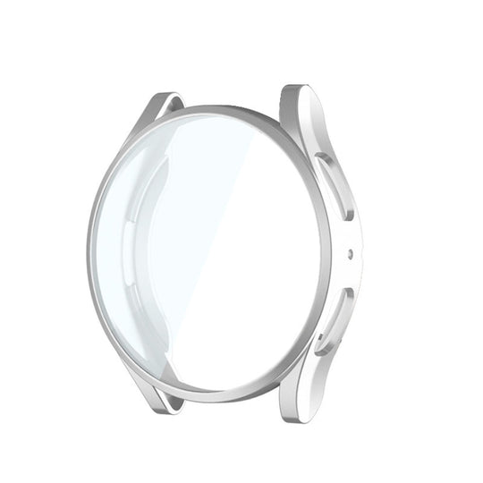 For Samsung Galaxy Watch5 40mm ENKAY Hat-Prince Full Coverage Electroplated Soft TPU Case(Silver)