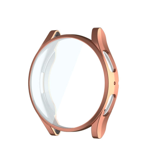 Pour Samsung Galaxy Watch5 44 mm ENKAY Hat-Prince Coque en TPU souple galvanisée à couverture complète (or rose)