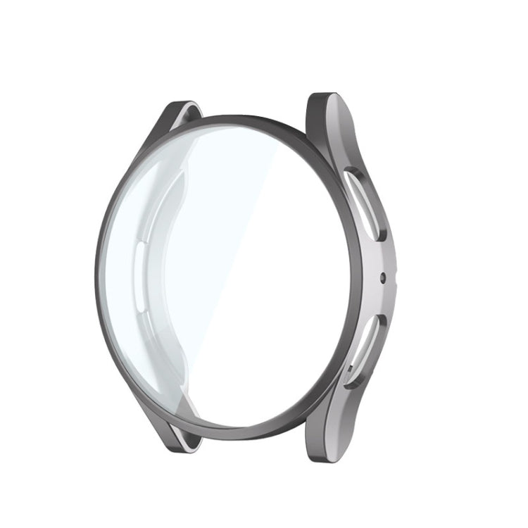 For Samsung Galaxy Watch5 44mm ENKAY Hat-Prince Full Coverage Electroplated Soft TPU Case(Grey) - Watch Cases by ENKAY | Online Shopping UK | buy2fix