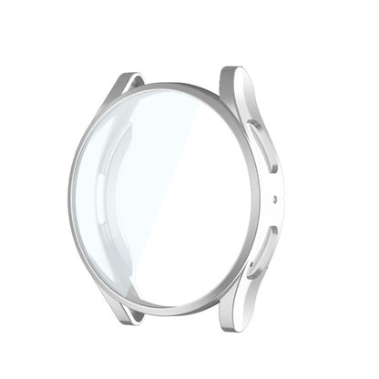 For Samsung Galaxy Watch5 44mm ENKAY Hat-Prince Full Coverage Electroplated Soft TPU Case(Silver) - Watch Cases by ENKAY | Online Shopping UK | buy2fix