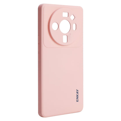 For Xiaomi 12S Ultra ENKAY Liquid Silicone Soft Shockproof Phone Case(Pink) - Xiaomi Cases by ENKAY | Online Shopping UK | buy2fix