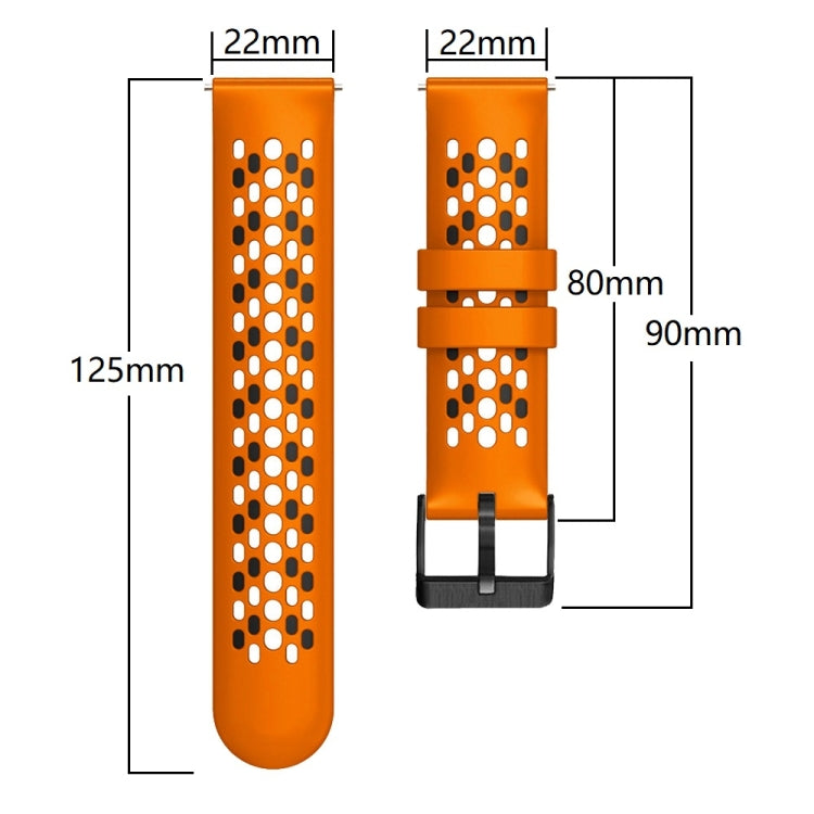For Xiaomi MI Watch S1 22mm Two-Color Breathable Silicone Watch Band(Skyblue+Black) - Watch Bands by buy2fix | Online Shopping UK | buy2fix