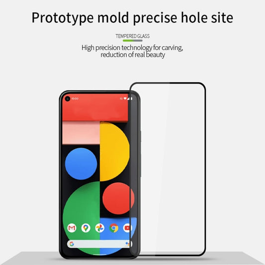 For Google Pixel 6A PINWUYO 9H 2.5D Full Screen Tempered Glass Film(Black) - Google Tempered Glass by PINWUYO | Online Shopping UK | buy2fix