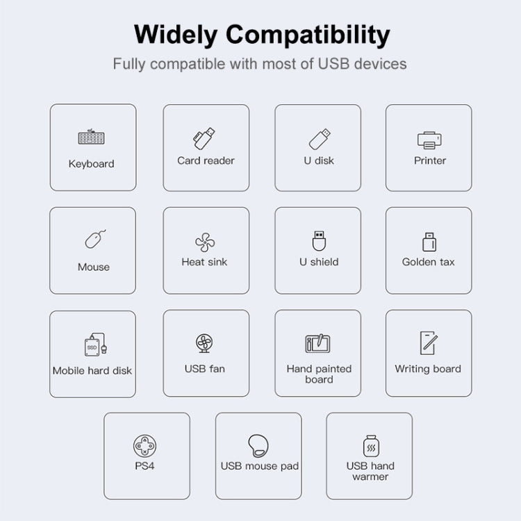 ENKAY Hat-Prince ENK-AT114 4 Ports USB 3.0 Splitter Multi-Ports Expansion HUB Extender Connector Adapter, Interface:USB 3.0 by ENKAY