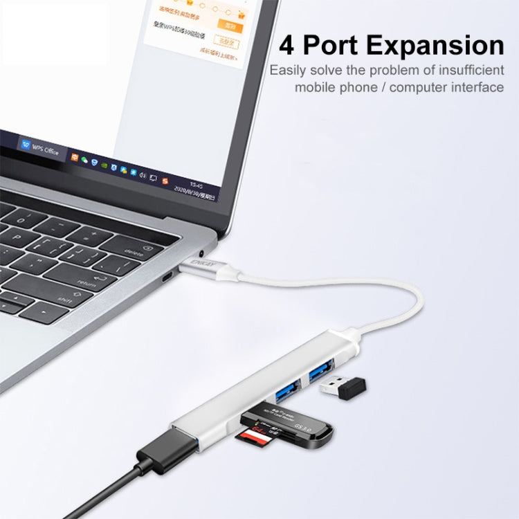 ENKAY Hat-Prince ENK-AT114 4 Ports USB 3.0 Splitter Multi-Ports Expansion HUB Extender Connector Adapter, Interface:USB 3.0 by ENKAY