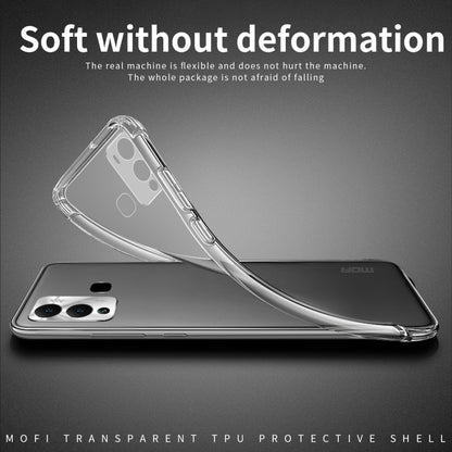 For Infinix Hot 12i MOFI Ming Series Ultra-thin TPU Phone Case(Transparent) - Infinix Cases by MOFI | Online Shopping UK | buy2fix