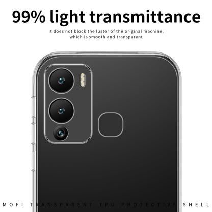 For Infinix Hot 12i MOFI Ming Series Ultra-thin TPU Phone Case(Transparent) - Infinix Cases by MOFI | Online Shopping UK | buy2fix
