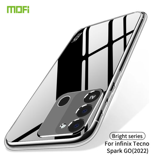 For Tecno Spark GO 2022 MOFI Ming Series Ultra-thin TPU Phone Case(Transparent) - Tecno Cases by MOFI | Online Shopping UK | buy2fix