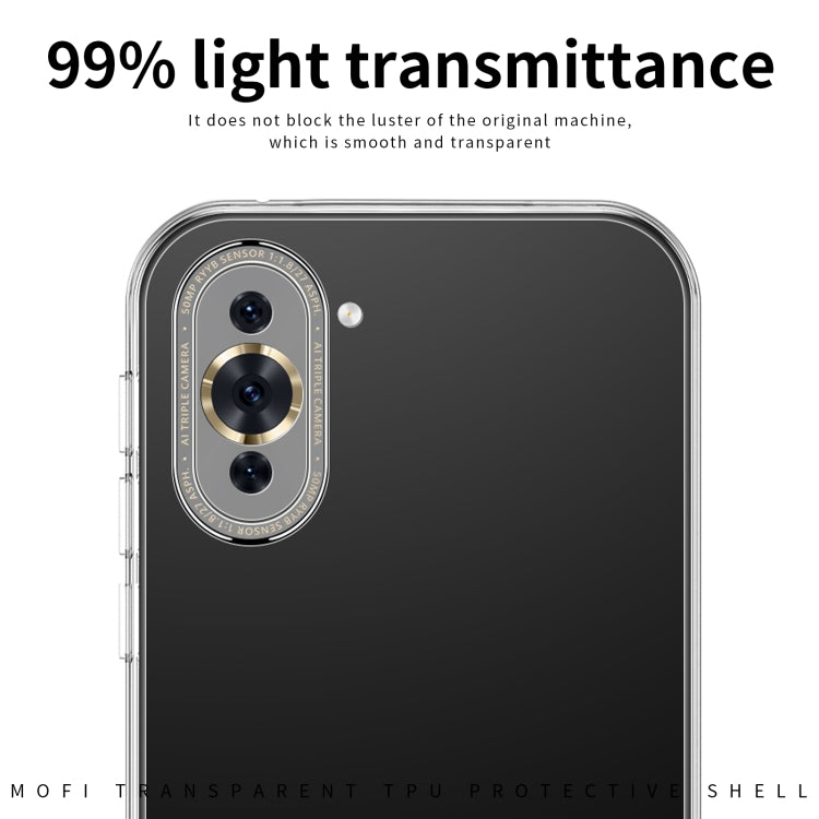 For Huawei Nova 10 Pro MOFI Ming Series Ultra-thin TPU Phone Case(Transparent) - Huawei Cases by MOFI | Online Shopping UK | buy2fix