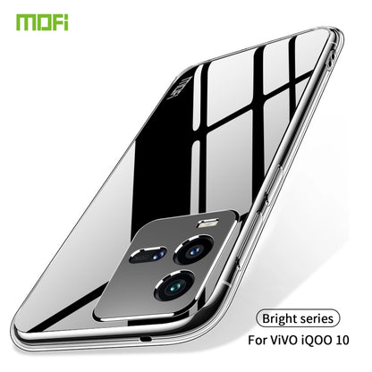 For vivo iQOO 10 MOFI Ming Series Ultra-thin TPU Phone Case(Transparent) - vivo Cases by MOFI | Online Shopping UK | buy2fix