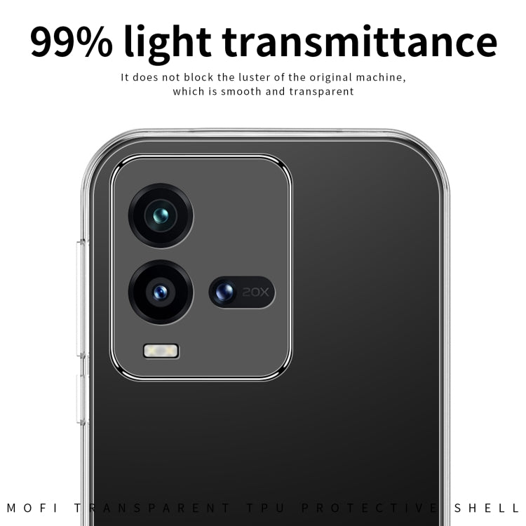 For vivo iQOO 10 MOFI Ming Series Ultra-thin TPU Phone Case(Transparent) - vivo Cases by MOFI | Online Shopping UK | buy2fix