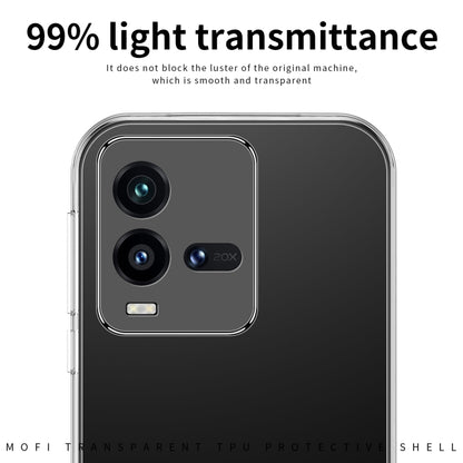 For vivo iQOO 10 MOFI Ming Series Ultra-thin TPU Phone Case(Transparent) - vivo Cases by MOFI | Online Shopping UK | buy2fix