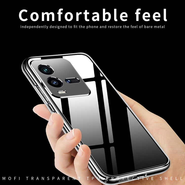 For vivo iQOO 10 MOFI Ming Series Ultra-thin TPU Phone Case(Transparent) - vivo Cases by MOFI | Online Shopping UK | buy2fix