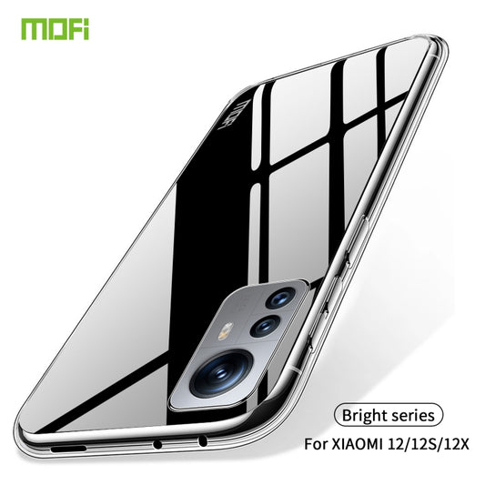 For Xiaomi 12 / 12S / 12X MOFI Ming Series Ultra-thin TPU Phone Case(Transparent) - Xiaomi Cases by MOFI | Online Shopping UK | buy2fix