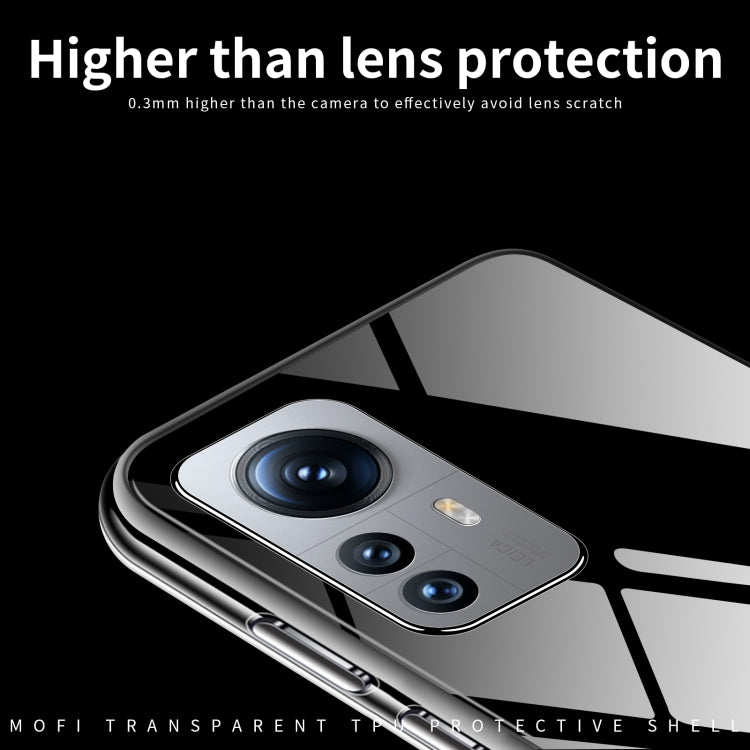 For Xiaomi 12 / 12S / 12X MOFI Ming Series Ultra-thin TPU Phone Case(Transparent) - Xiaomi Cases by MOFI | Online Shopping UK | buy2fix