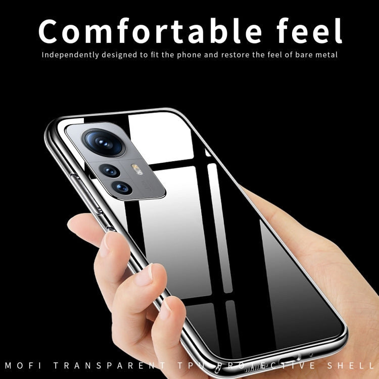 For Xiaomi 12 Pro / 12S Pro / 12 Pro Dimensity MOFI Ming Series Ultra-thin TPU Phone Case(Transparent) by MOFI