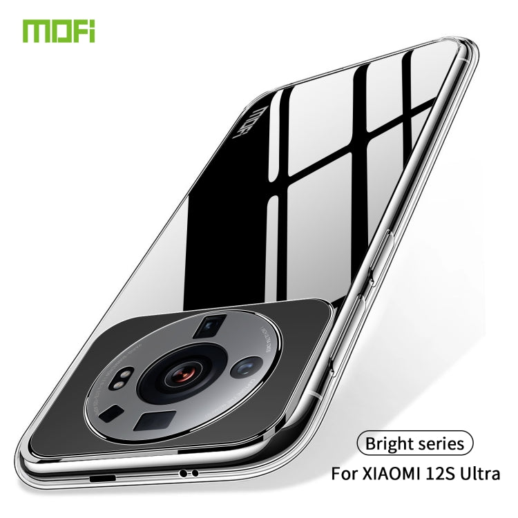 For Xiaomi 12S Ultra MOFI Ming Series Ultra-thin TPU Phone Case(Transparent) - Xiaomi Cases by MOFI | Online Shopping UK | buy2fix