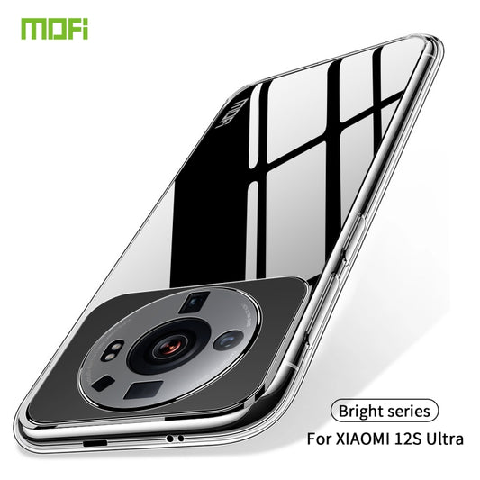 For Xiaomi 12S Ultra MOFI Ming Series Ultra-thin TPU Phone Case(Transparent) - Xiaomi Cases by MOFI | Online Shopping UK | buy2fix