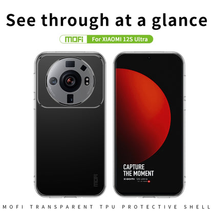 For Xiaomi 12S Ultra MOFI Ming Series Ultra-thin TPU Phone Case(Transparent) - Xiaomi Cases by MOFI | Online Shopping UK | buy2fix