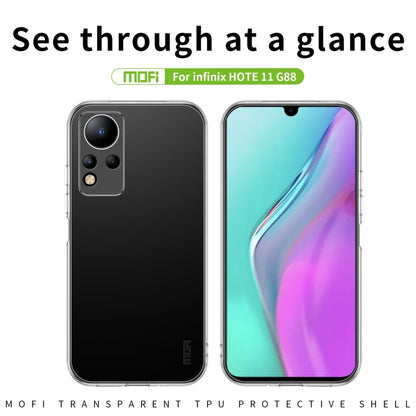 For Infinix Note 11G88 / 12G88 MOFI Ming Series Ultra-thin TPU Phone Case(Transparent) - Infinix Cases by MOFI | Online Shopping UK | buy2fix