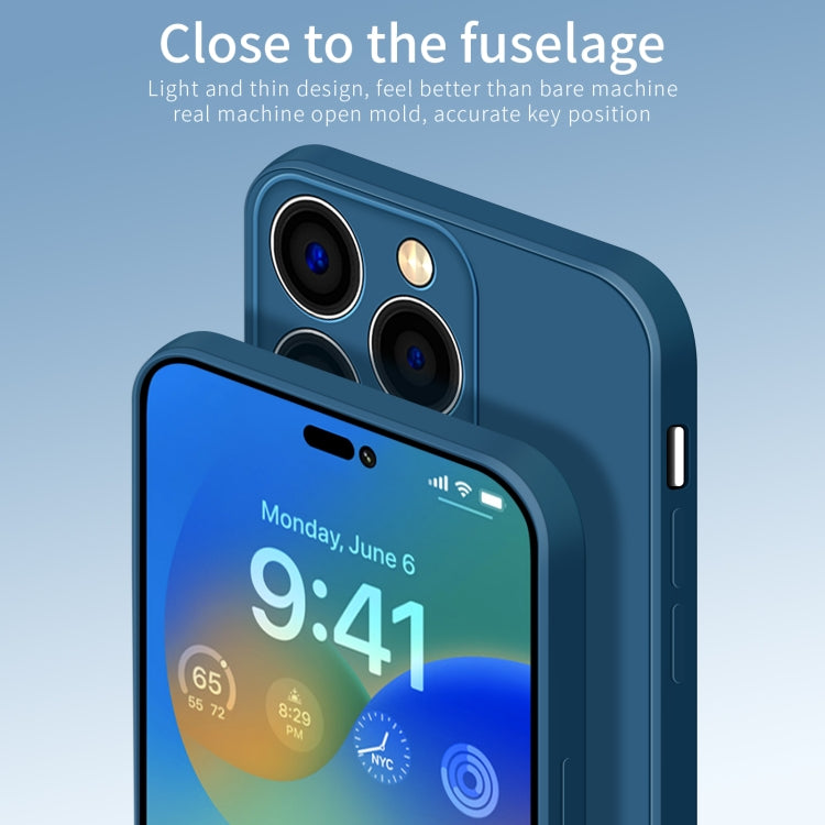 For iPhone 14 Pro Max PINWUYO Sense Series Liquid Silicone TPU Phone Case (Green) - iPhone 14 Pro Max Cases by PINWUYO | Online Shopping UK | buy2fix