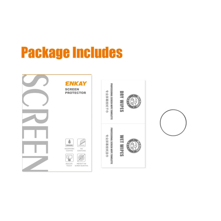 1 PCS For Samsung Galaxy Watch5 Pro 45mm ENKAY 3D Full Coverage HD Screen Protector Film - Screen Protector by ENKAY | Online Shopping UK | buy2fix