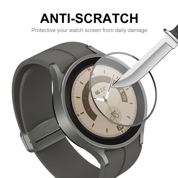 1 PCS For Samsung Galaxy Watch5 Pro 45mm ENKAY 3D Full Coverage HD Screen Protector Film - Screen Protector by ENKAY | Online Shopping UK | buy2fix