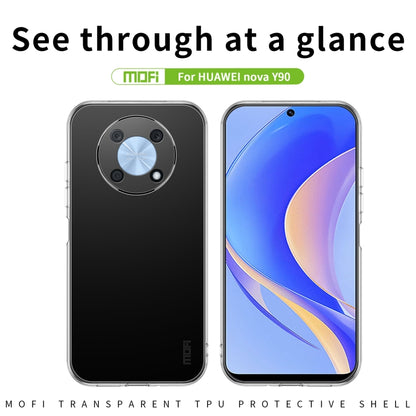 For Huawei nova Y90 / Enjoy 50 Pro MOFI Ming Series Ultra-thin TPU Phone Case(Transparent) - Huawei Cases by MOFI | Online Shopping UK | buy2fix