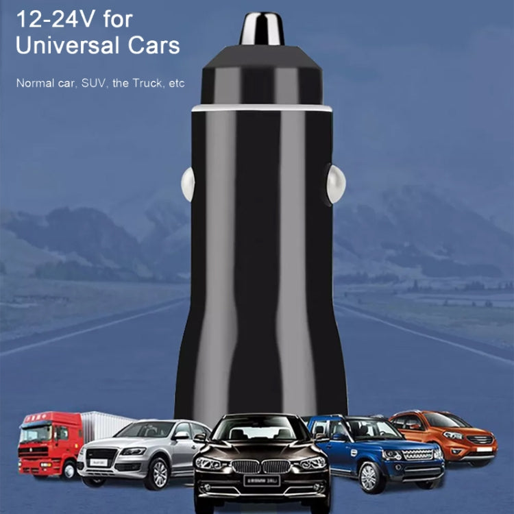 TE-P8 40W PD20W + PD20W Dual Port PD3.0 Car Charger with Type-c to Type-C Data Cable, Length: 1m(White) - Car Charger by buy2fix | Online Shopping UK | buy2fix