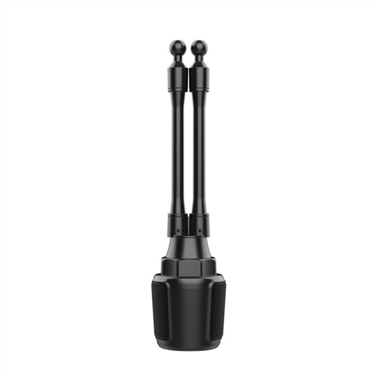 A080+X908 Car Cup Double Mobile Phone Holder Mount Adjustable Cradle Bracket - Universal Car Holders by buy2fix | Online Shopping UK | buy2fix