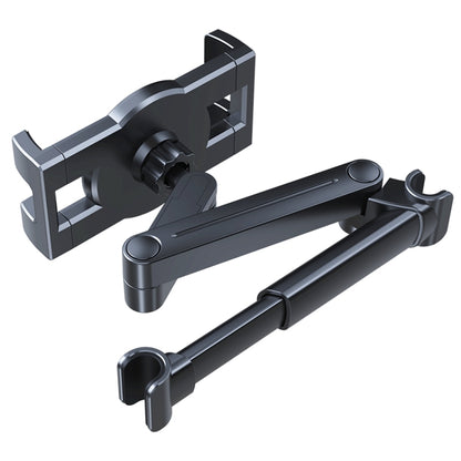A081+X159 Car Backseat Headrest Tablet Bracket Long Arm Collapsible Mount - Universal Car Holders by buy2fix | Online Shopping UK | buy2fix