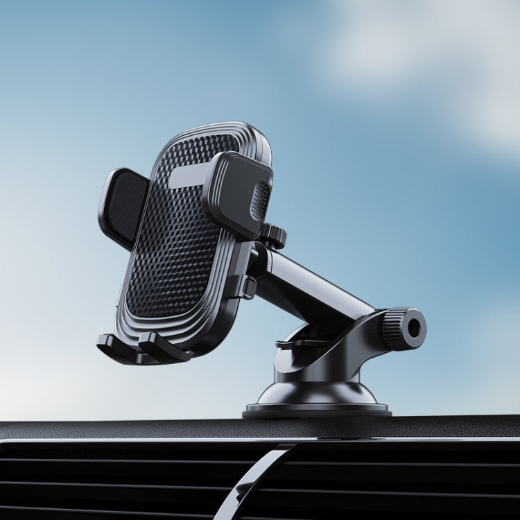 A190+X33 Car Phone Holder Dashboard Sucker Mount Telescopic Long Arm Stand - Universal Car Holders by buy2fix | Online Shopping UK | buy2fix