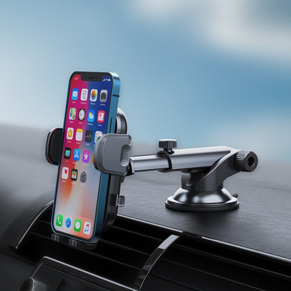A190+X33 Car Phone Holder Dashboard Sucker Mount Telescopic Long Arm Stand - Universal Car Holders by buy2fix | Online Shopping UK | buy2fix