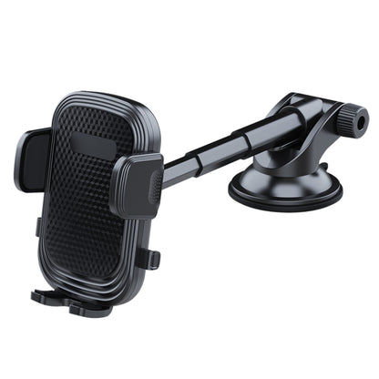 A190+X903 Car Windscreen Dashboard Sucker Mount 3-Phase Telescopic Long Arm Phone Holder - Universal Car Holders by buy2fix | Online Shopping UK | buy2fix
