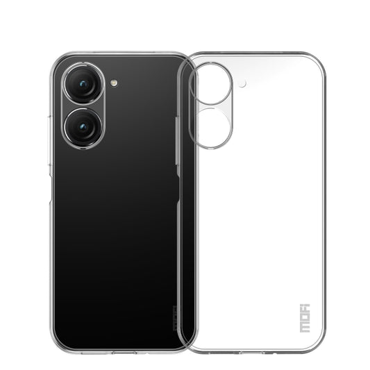 For Asus Zenfone9 MOFI Ming Series Ultra-thin TPU Phone Case(Transparent) - ASUS Cases by MOFI | Online Shopping UK | buy2fix