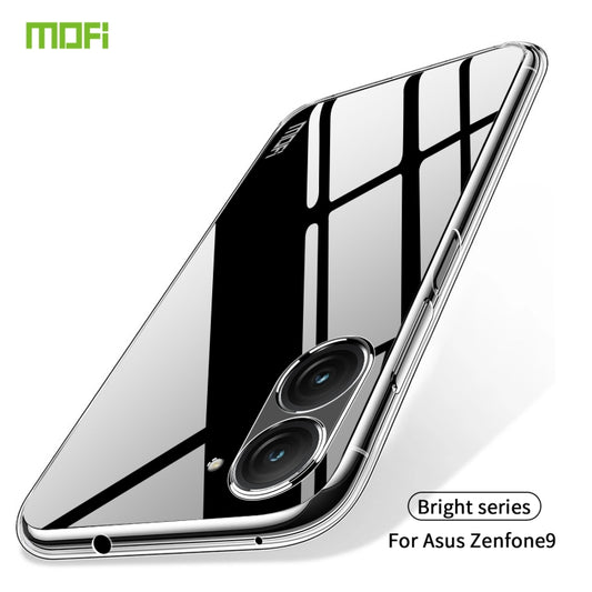 For Asus Zenfone9 MOFI Ming Series Ultra-thin TPU Phone Case(Transparent) - ASUS Cases by MOFI | Online Shopping UK | buy2fix