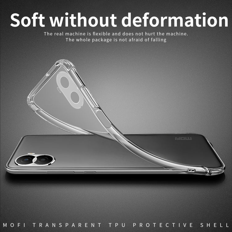 For Honor X40i MOFI Ming Series Ultra-thin TPU Phone Case(Transparent) - Honor Cases by MOFI | Online Shopping UK | buy2fix