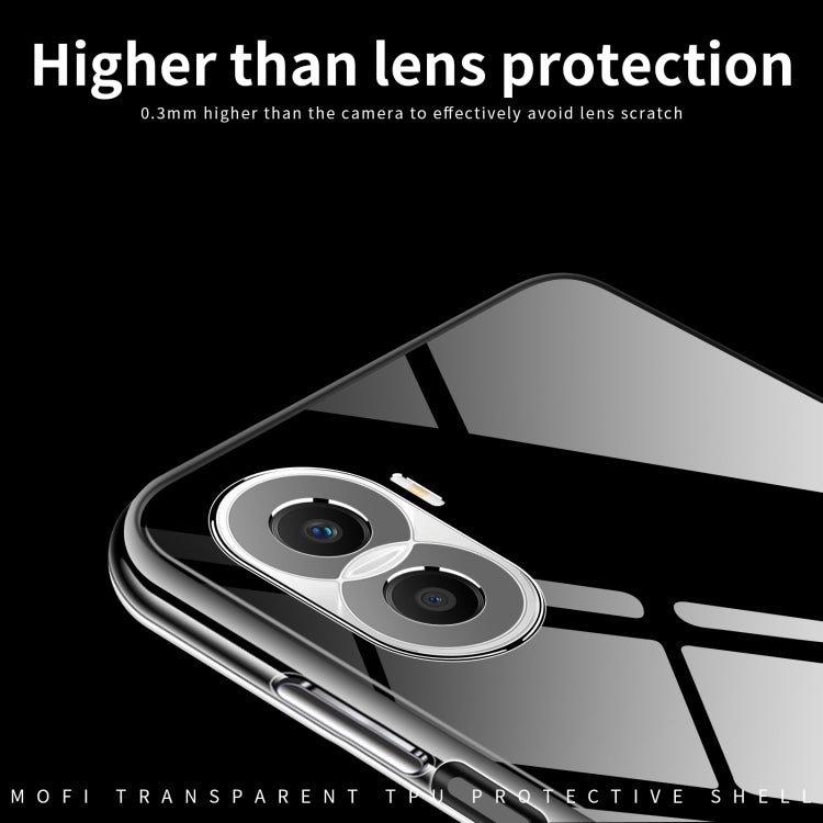 For Honor X40i MOFI Ming Series Ultra-thin TPU Phone Case(Transparent) - Honor Cases by MOFI | Online Shopping UK | buy2fix