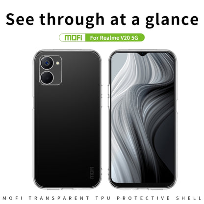 For Realme V20 5G MOFI Ming Series Ultra-thin TPU Phone Case(Transparent) - Realme Cases by MOFI | Online Shopping UK | buy2fix