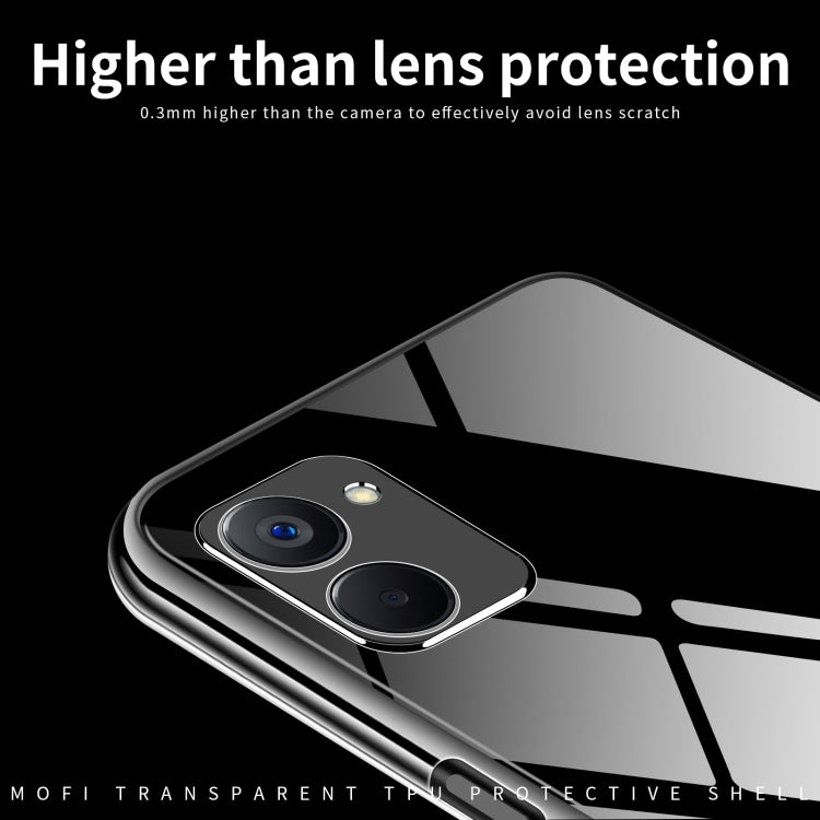 For Realme V20 5G MOFI Ming Series Ultra-thin TPU Phone Case(Transparent) - Realme Cases by MOFI | Online Shopping UK | buy2fix