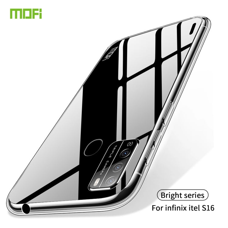 For Infinix itel S16 / Vision1 pro MOFI Ming Series Ultra-thin TPU Phone Case(Transparent) - Infinix Cases by MOFI | Online Shopping UK | buy2fix