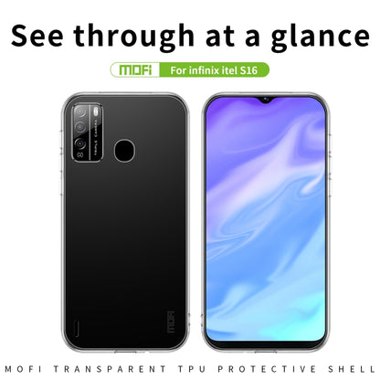 For Infinix itel S16 / Vision1 pro MOFI Ming Series Ultra-thin TPU Phone Case(Transparent) - Infinix Cases by MOFI | Online Shopping UK | buy2fix