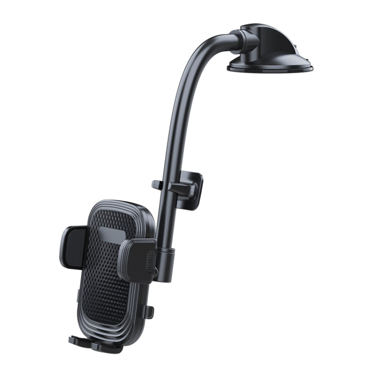 A190+X51 Car Phone Holder Dashboard Windshield Sucker Mount Bendable Long Arm Stand - Universal Car Holders by buy2fix | Online Shopping UK | buy2fix