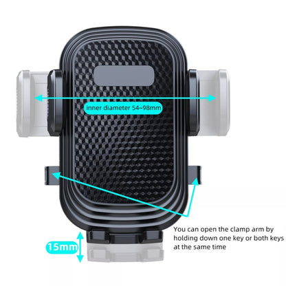 A190+X51 Car Phone Holder Dashboard Windshield Sucker Mount Bendable Long Arm Stand - Universal Car Holders by buy2fix | Online Shopping UK | buy2fix