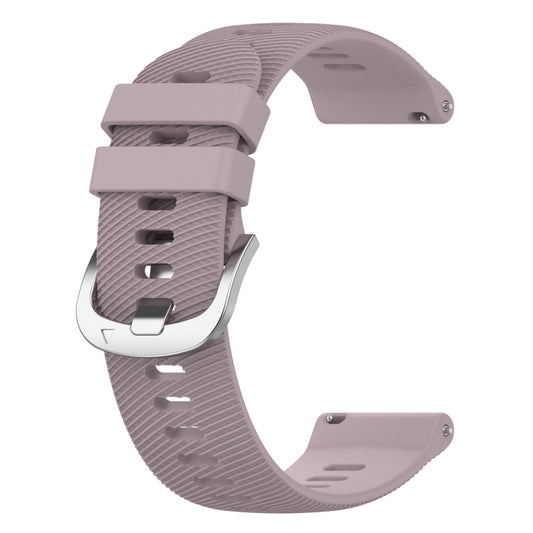 For Garmin Venu SQ 20mm Solid Color Soft Silicone Watch Band(Roland Purple) - Watch Bands by buy2fix | Online Shopping UK | buy2fix