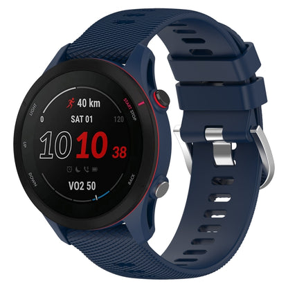 For Xiaomi MI Watch Color 22mm Solid Color Soft Silicone Watch Band(Midnight Blue) - Watch Bands by buy2fix | Online Shopping UK | buy2fix