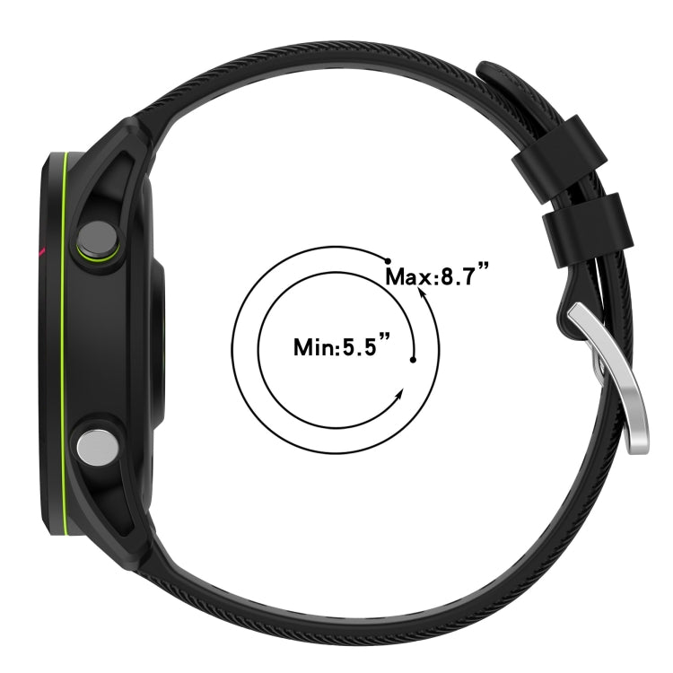For Xiaomi MI Watch Color 22mm Solid Color Soft Silicone Watch Band(Midnight Blue) - Watch Bands by buy2fix | Online Shopping UK | buy2fix